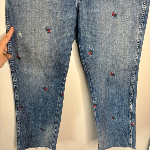 AMO Loverboy Rosebud Embroidered Jeans - Picture 8 of 8